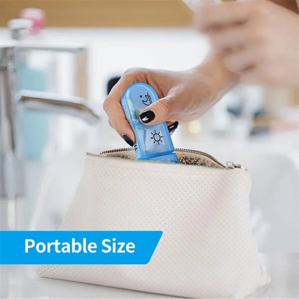 Weekly Pill Organizer with 21 Compartments - Image 2